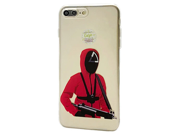 Ультра силікон 2.0mm iPhone 7+/8+ Squid Gamei triangle