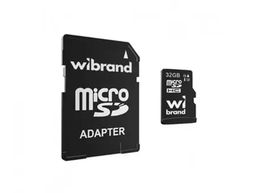 Карта пам'яті Wibrand (UHS-1) 32Gb (10)+adapter