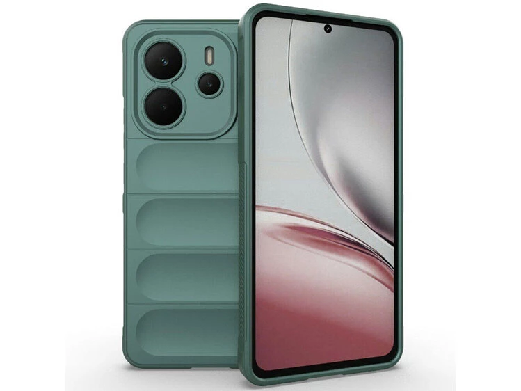 Чехол Gel Deexe Terra Redmi Note 14 зеленый