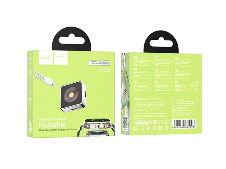 Бездротовий ЗП iWatch Hoco CW55 gray