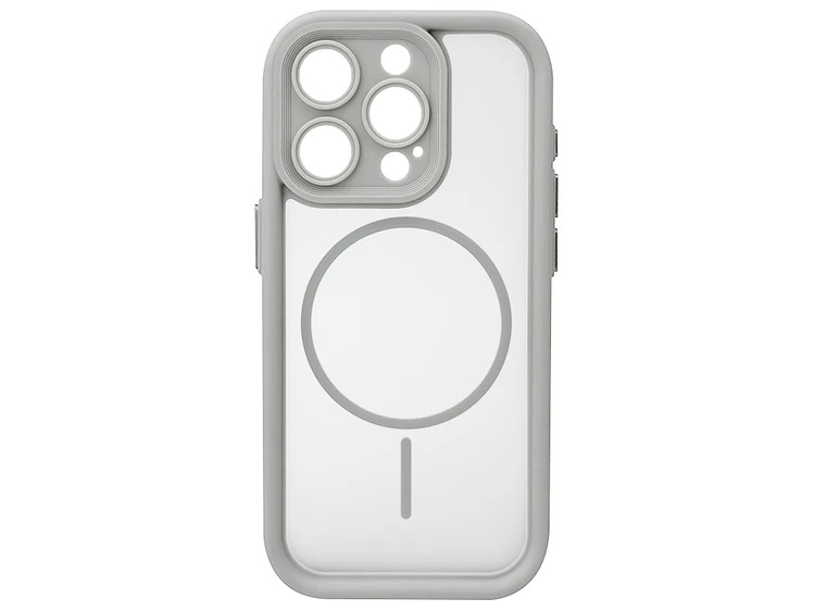 Накладка Clear Shock MagSafe iPhone 15 Pro grey