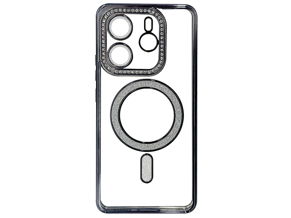 Силікон CD Camera Brilliant Magsafe Redmi Note 14 4G black