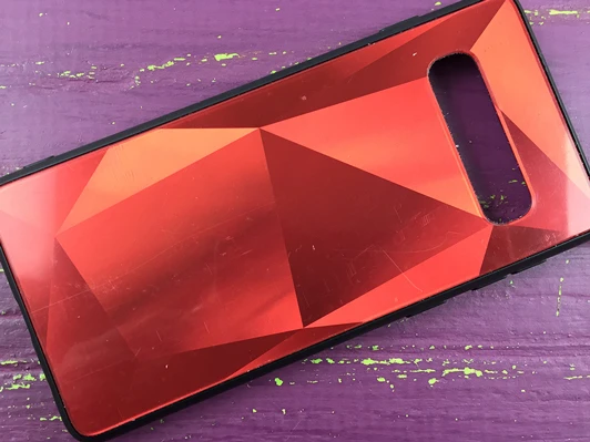 TPU+Glass Prizma Samsung S10+ Red