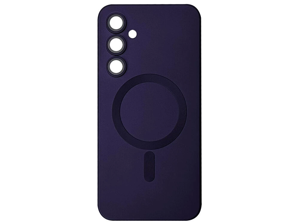 Силікон Camera Magsafe Samsung S23 FE dark purple