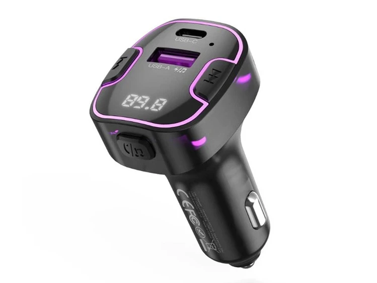 FM Modulator XO BCC12 1USB/1Type-C/3.1A black