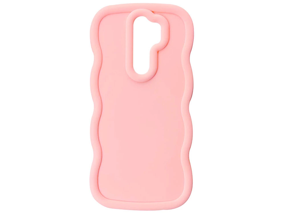 TPU Wavy Sides Redmi Note 8 Pro pink