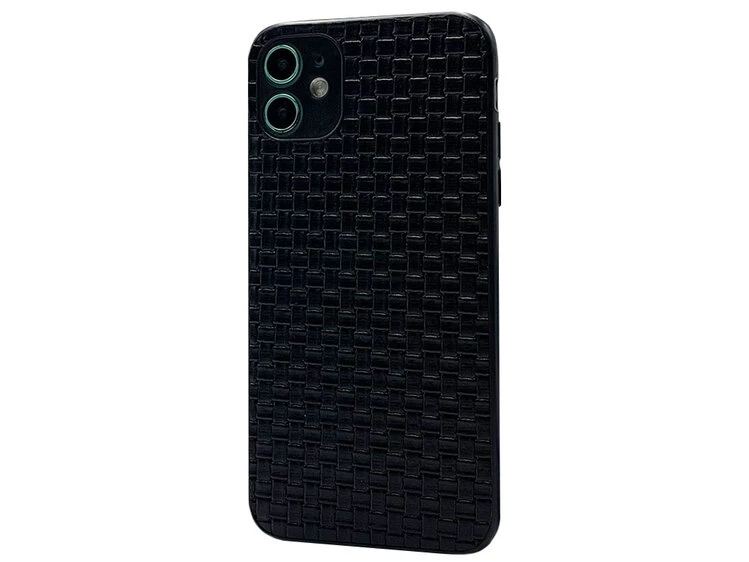 Накладка Leather Wicker iPhone 11 black