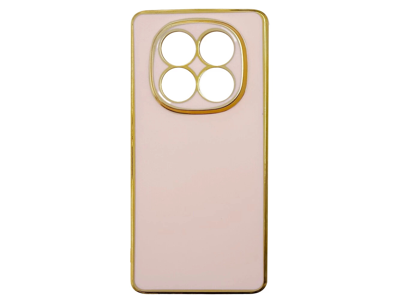 Накладка Colorful Golden Line Redmi Note 14 Pro pink