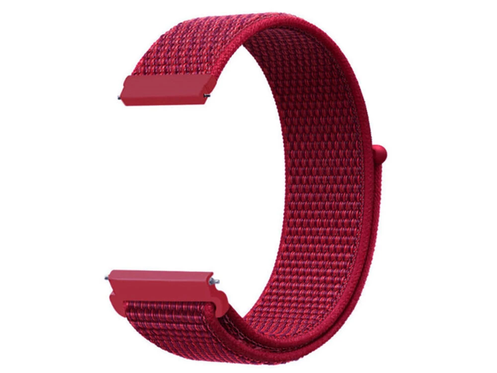 Ремінець Nylon Xiaomi Amazfit/Bip/Samsung 20mm red