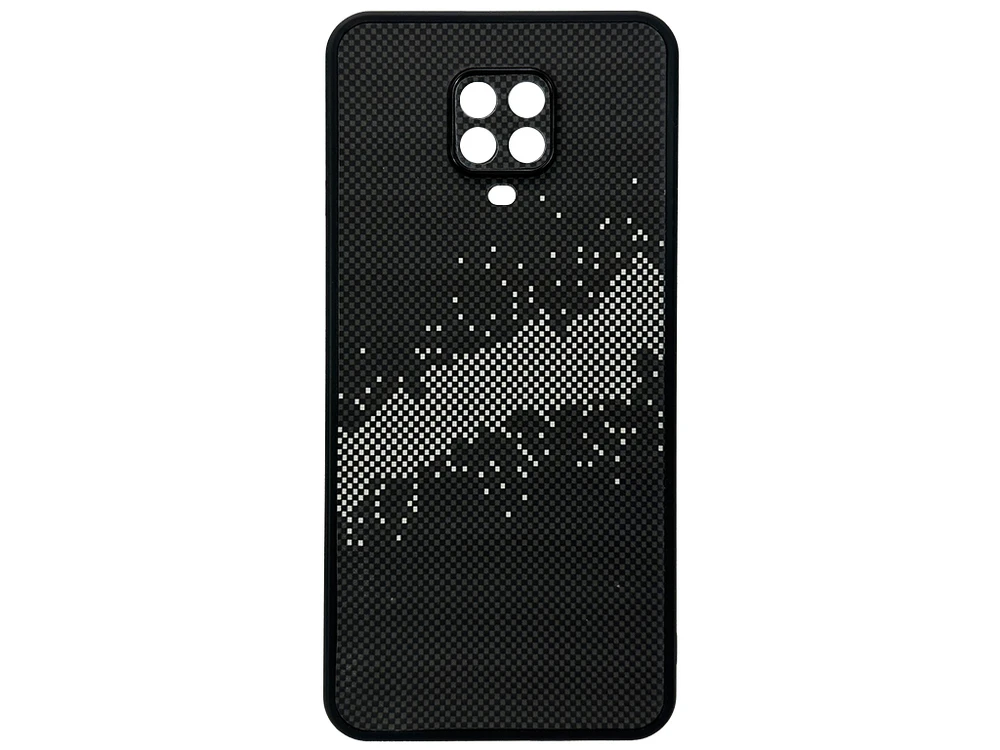 Накладка Elite Carbonique Redmi Note 9s/Note 9 Pro/Note 9 Pro Max brown/black