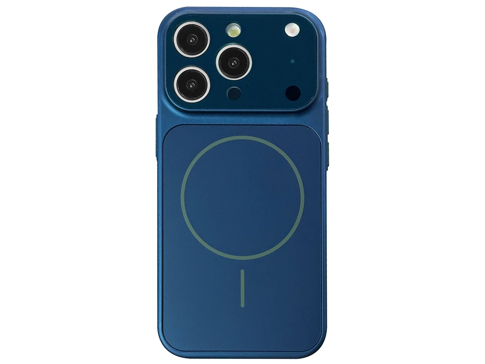 Накладка AG Nano Glass MagSafe iPhone 14 Pro mignight blue