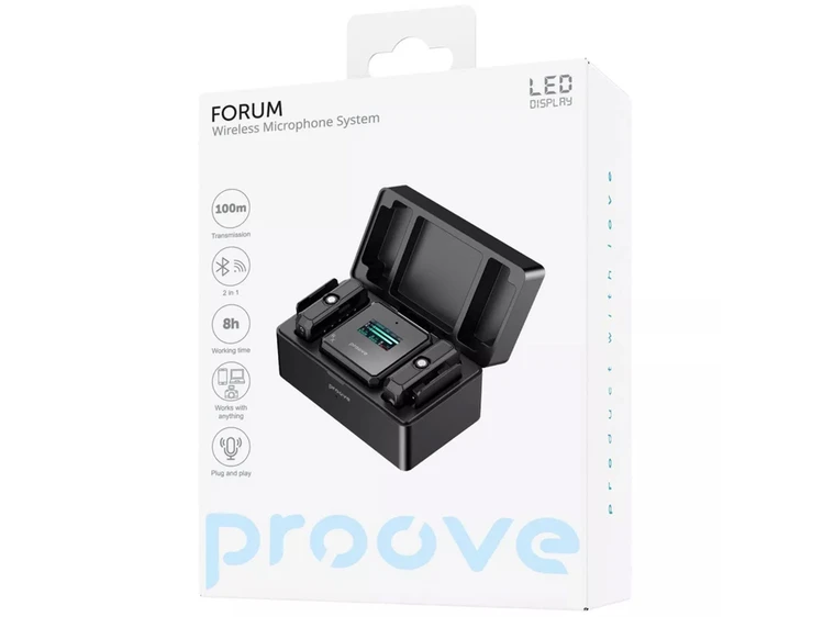 Петличний мікрофон Wireles Proove Forum Universal black