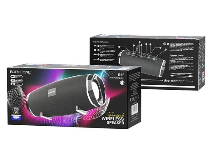 Bluetooth колонка BOROFONE BR3 черный