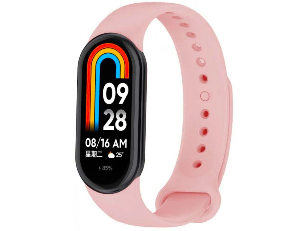Ремінець силікон Mi Band 8/9/10 light pink