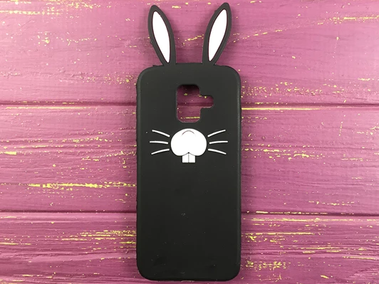 3D Bunny Samsung A6(18) Black