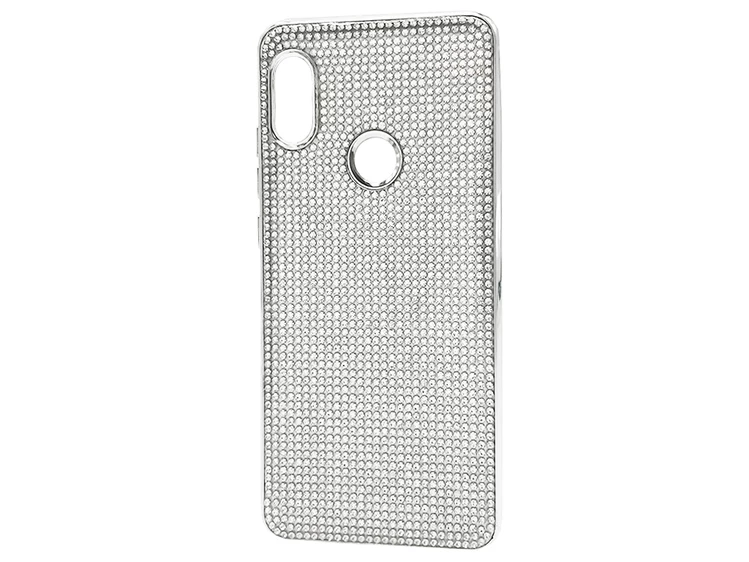 Силікон Full Diamond Redmi Note 6/6Pro Silver