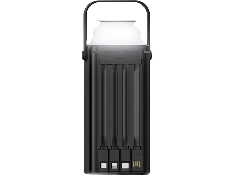 Power Bank XO PR285 30000 mAh lightning/micro/Type-C/USB + LED Lamp black
