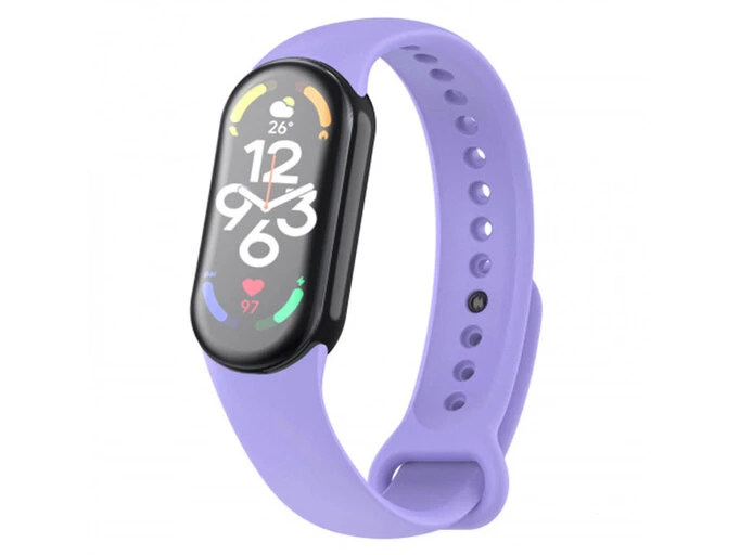 Ремінець силікон Mi Band 8/9/10 new lavender