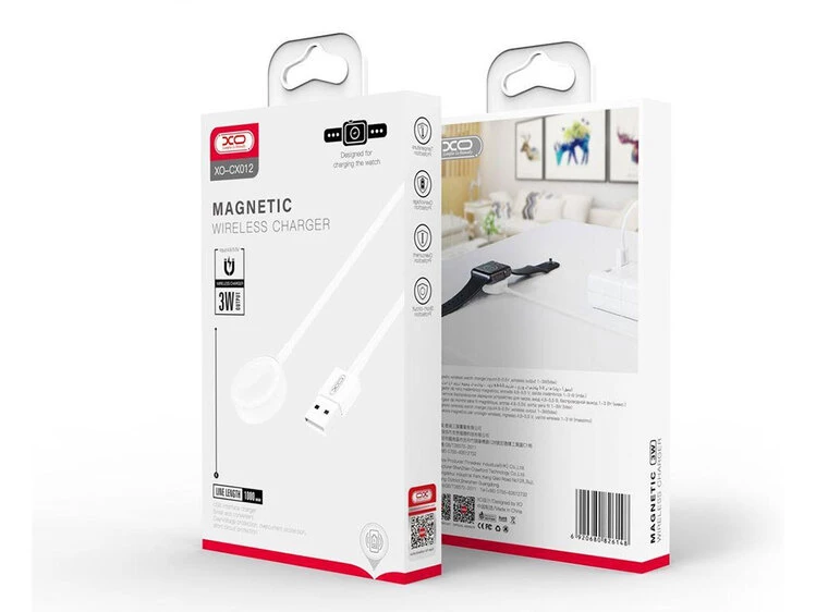 Бездротовий ЗП iWatch XO CX012 2W USB white