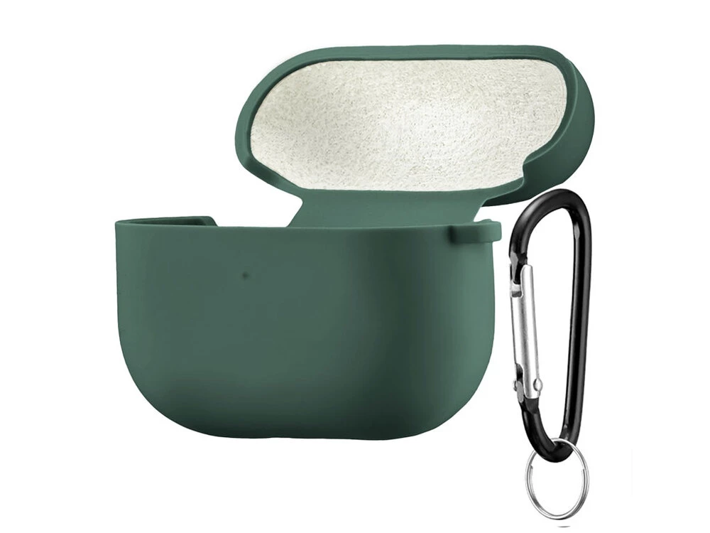 Чехол Soft touch для AirPods Pro (57) цвет сосна зеленый