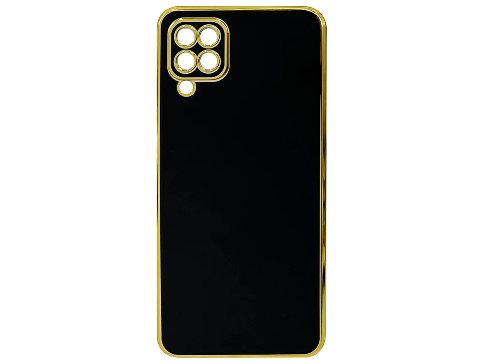 Накладка Colorful Golden Line Samsung A12/M12 black