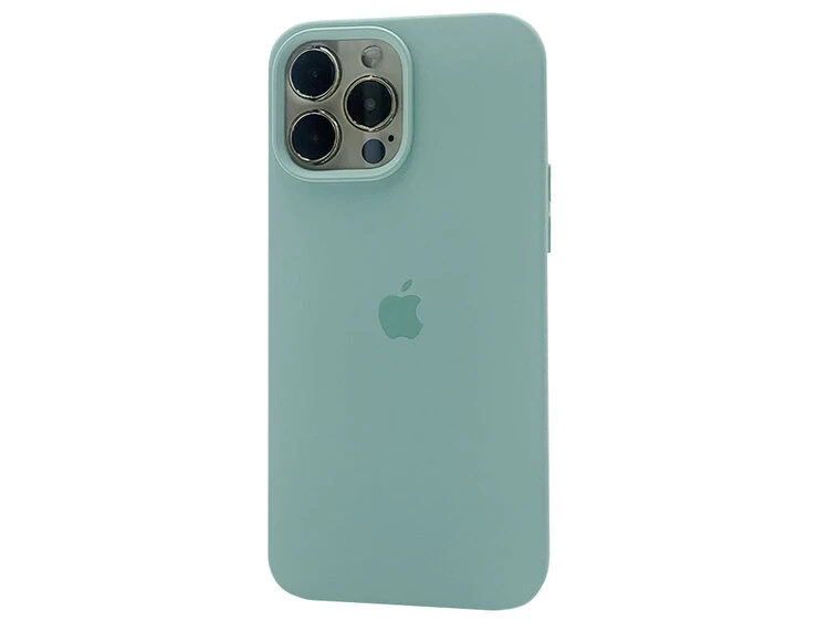 Case soft touch низ iP 13 Pro Max (17) light mint