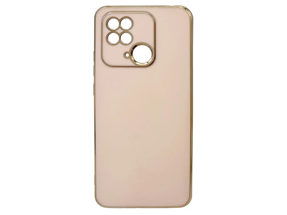 Накладка Colorful Golden Line Redmi 10C/Poco C40 pink