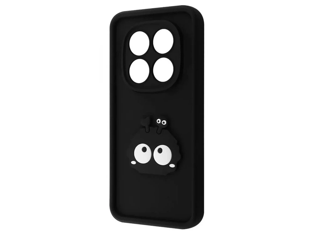 TPU 3D Милый Игрушечный Камера Redmi Note 14 Pro 5G/Poco X7 черный