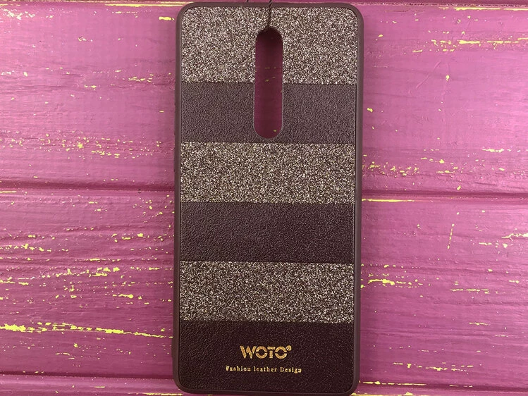 Накладка кожа SIBLING glitter Mi9T/Pro/K20 Black