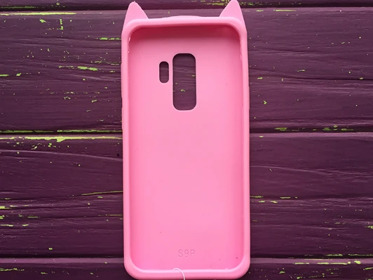 3D КОТ Samsung S9+ Розовый