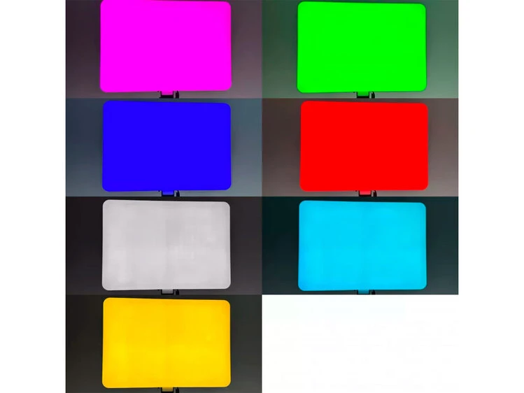 Led лампа відеосвітло 220V RGB PM-36 36см без штатива black