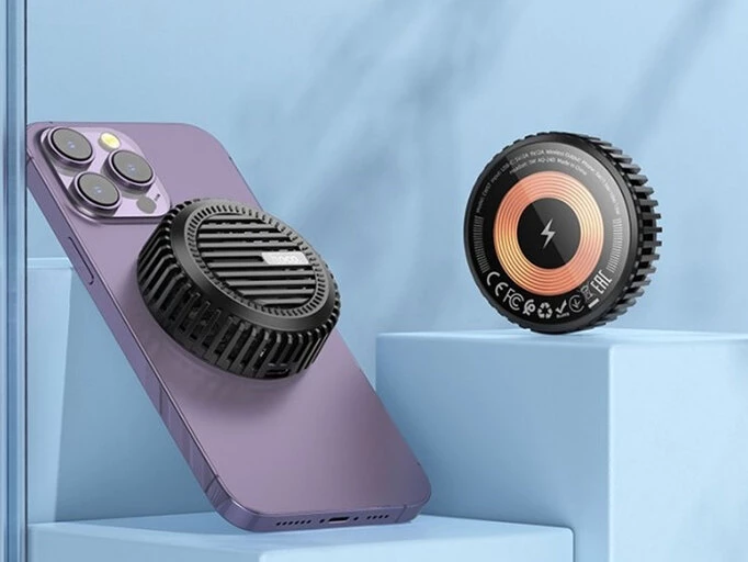 Wireless Charger Hoco CW57 Air-Cooled Magnetic 15W Type-C black