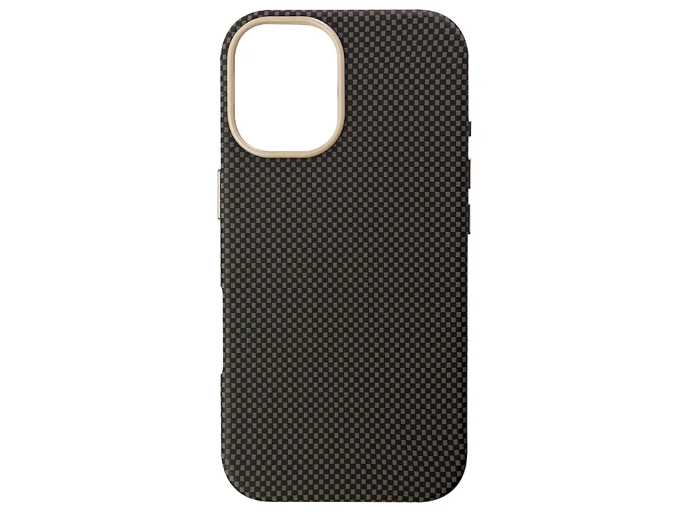 Накладка Carbon LE Pattern MagSafe iPhone 17 brown