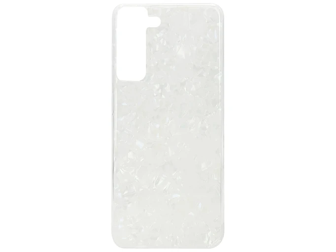 Накладка Glitter Shell Samsung S21 FE clear