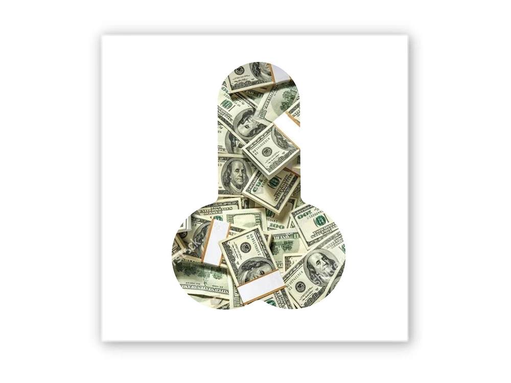 3D стікер Stix Penis Dollar