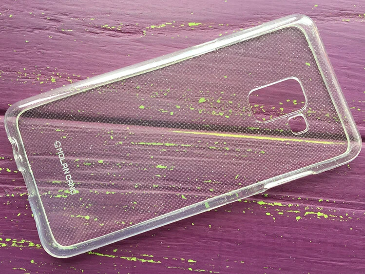 Силікон Золотий Пил Samsung A8(18)