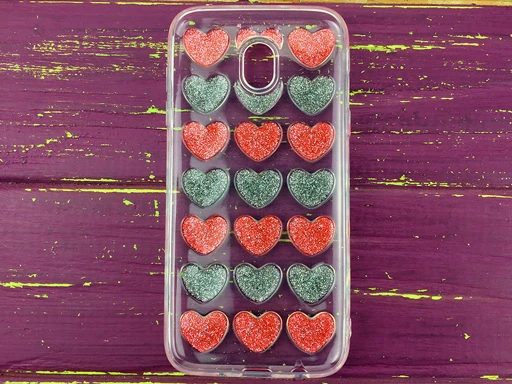 Аквариум Glitter Heart Samsung J530 Pink