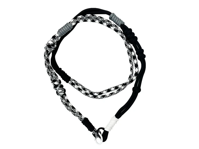 Ремінець-шнурок Node для телефону black/white