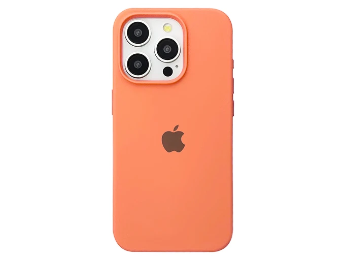 Case soft touch низ iP 15 Pro Max (66) kumquat