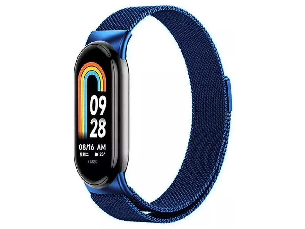 Metal Milanese Mi Band 8/9/10 blue