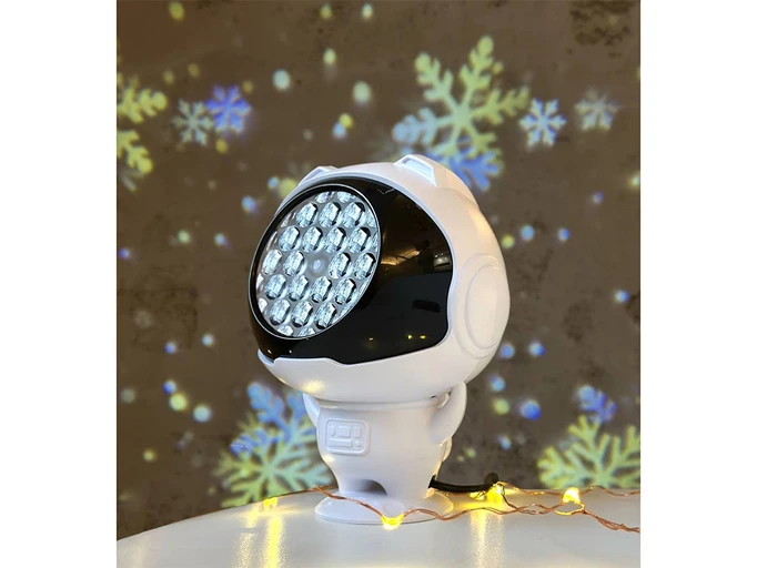 Проектор снігового неба Astronaut USB white