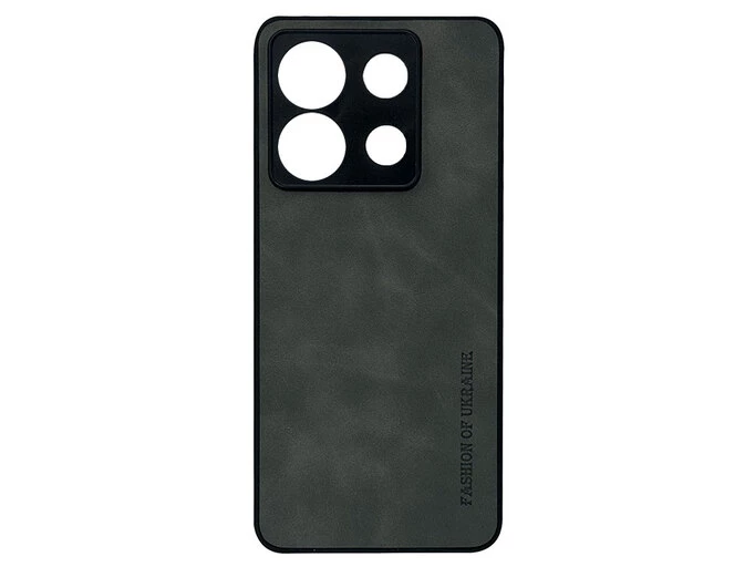 Накладка Nubuck Fashion of Ukraine Redmi Note 13 Pro 5G/Poco X6 gray