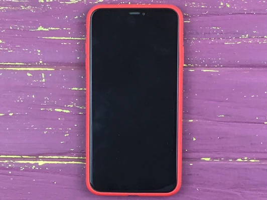 Накладка Leather metal iPhone Xs Max Red