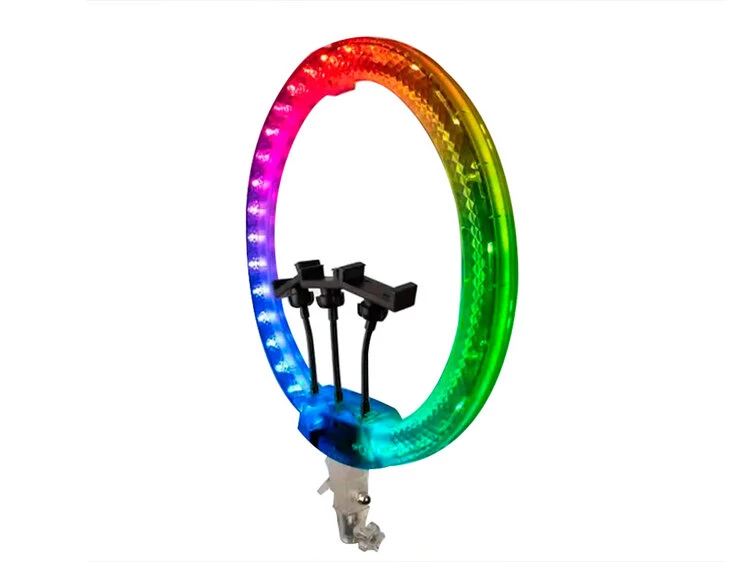 Led стійка 220V RGB 3D-45 Diamond 45cm без штатива white