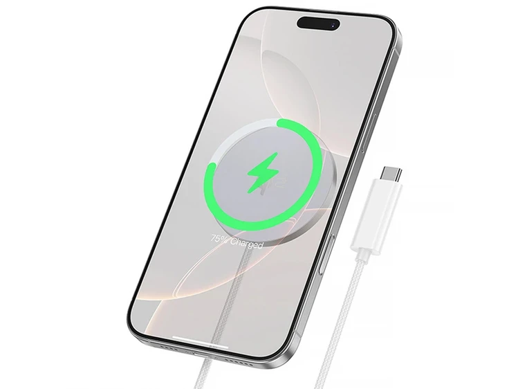 Wireless Charger Hoco CW63 Magnetic 15W/2.0A Type-C white