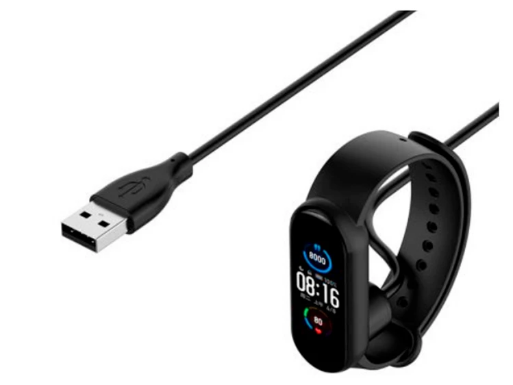 Зарядний пристрій для Mi Band 5/6/7 black
