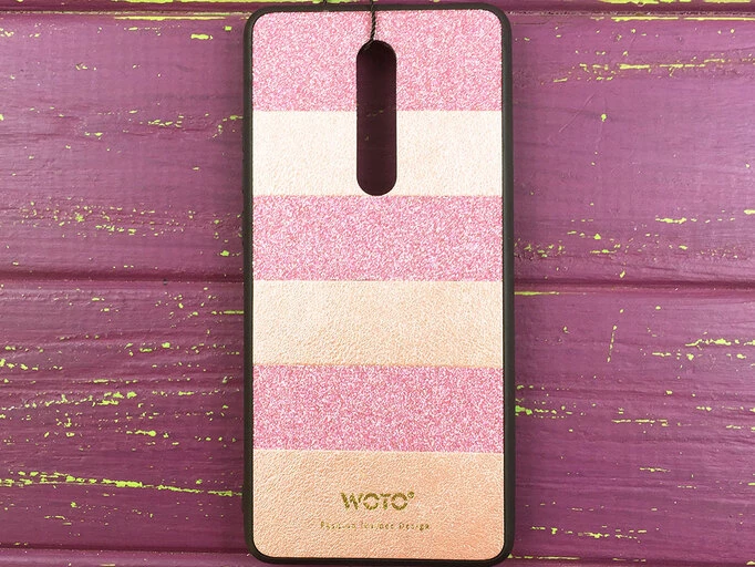 Накладка кожа SIBLING glitter Mi9T/Pro/K20 Pink