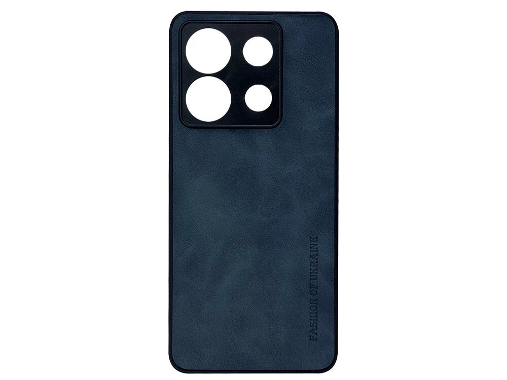 Накладка Nubuck Fashion of Ukraine Redmi Redmi Note 13 Pro 5G/Poco X6 blue