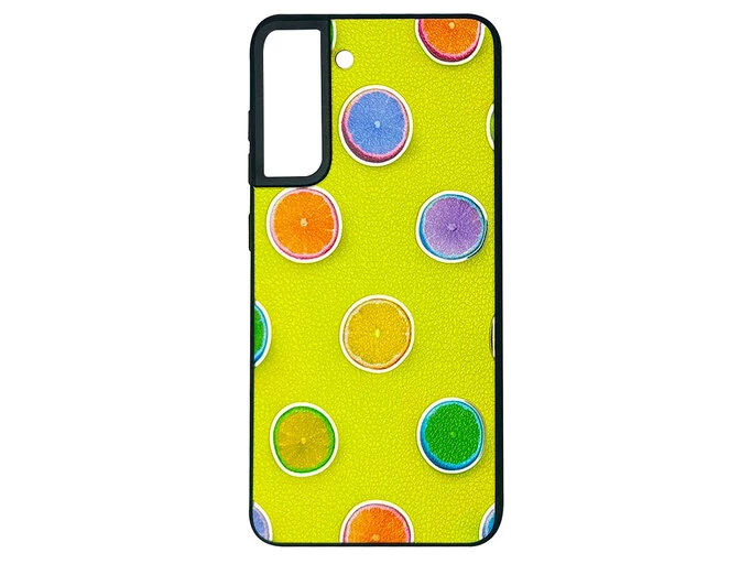 Накладка Fashion Samsung S21 FE Lemon