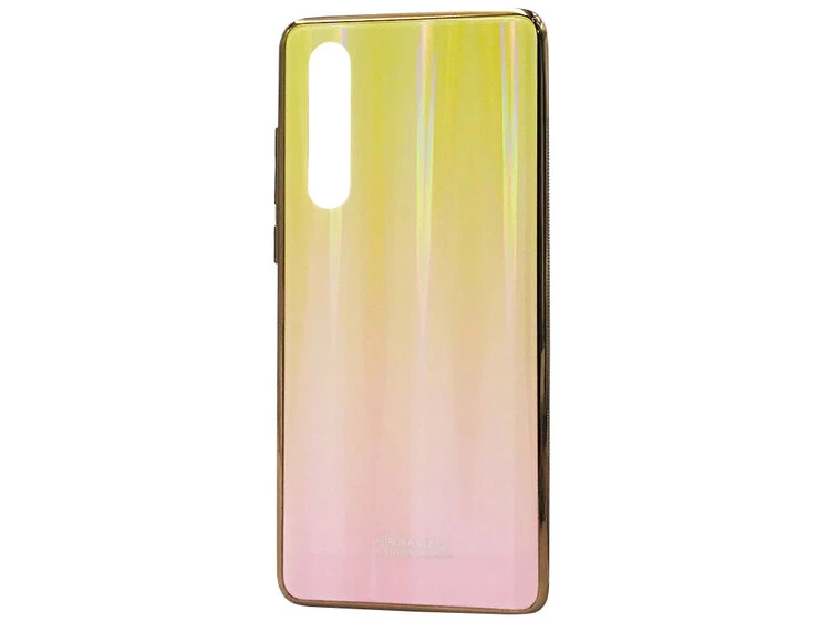 TPU+Glass Gradient Disk Huawei P30 Pink